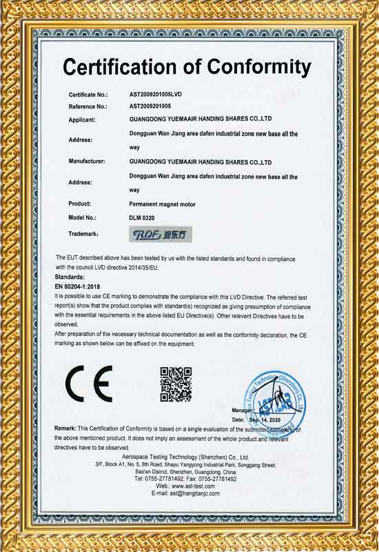 rdf certification 0030